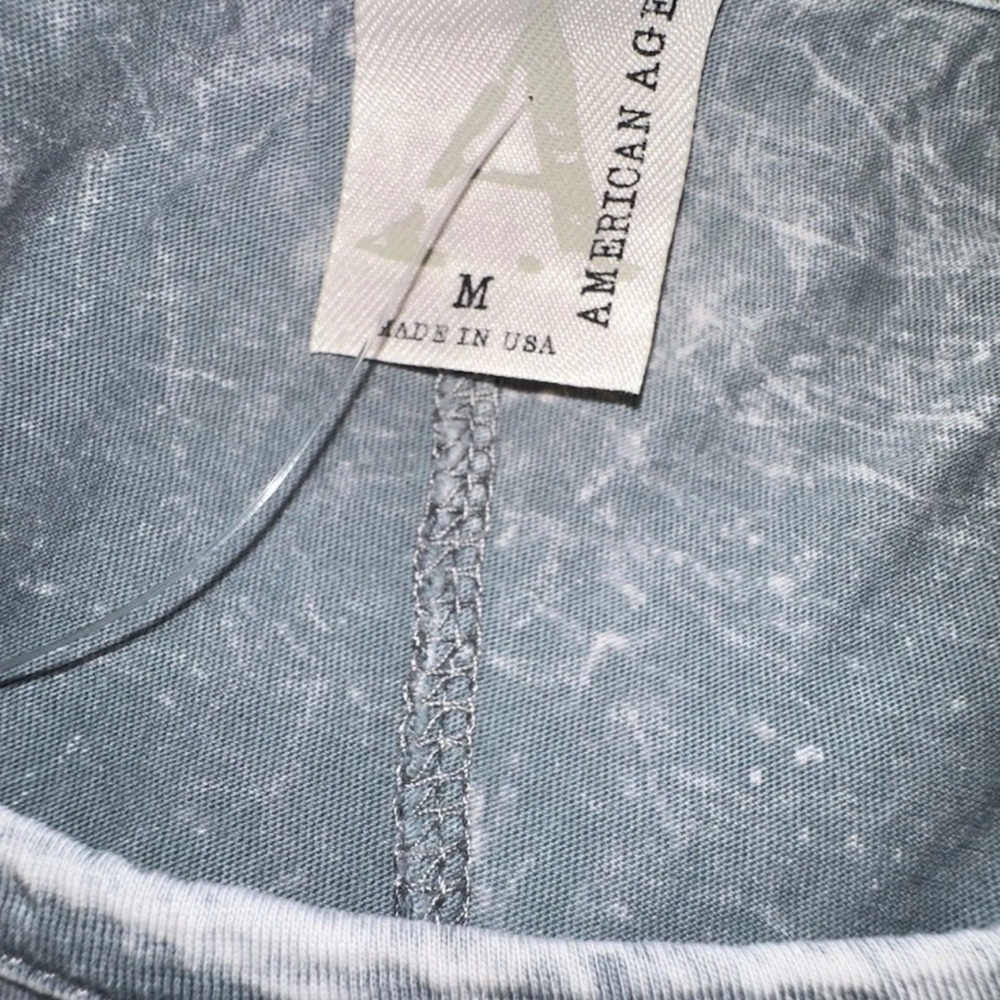 American Age Gray Top with Lace Detail - Picture 4 of 5